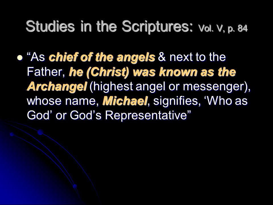 Studies in the Scriptures: Vol. V, p.