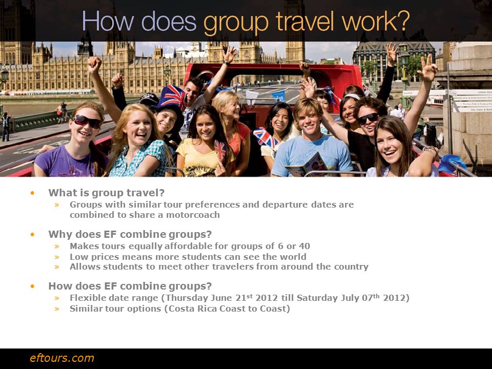 What is group travel.