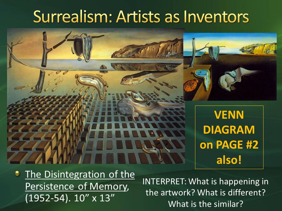 The Disintegration of the Persistence of Memory, ( ).