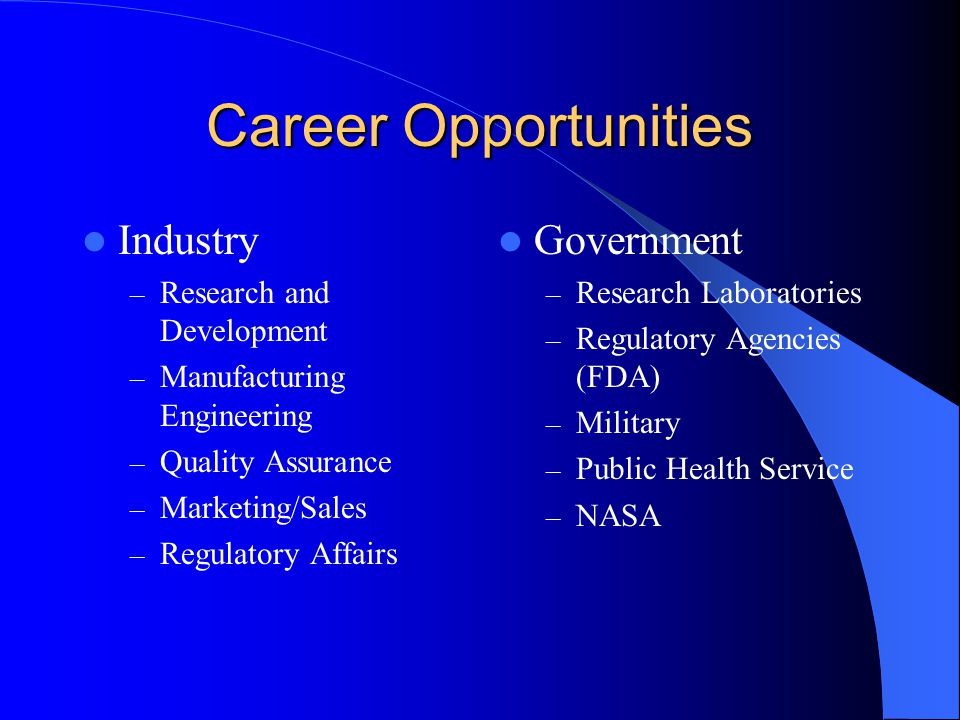biomedical engineering careers