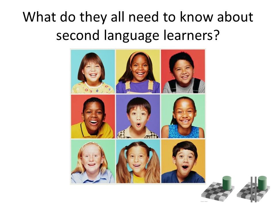 What do they all need to know about second language learners