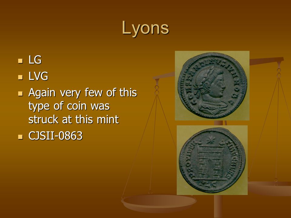 Lyons LG LG LVG LVG Again very few of this type of coin was struck at this mint Again very few of this type of coin was struck at this mint CJSII-0863 CJSII-0863