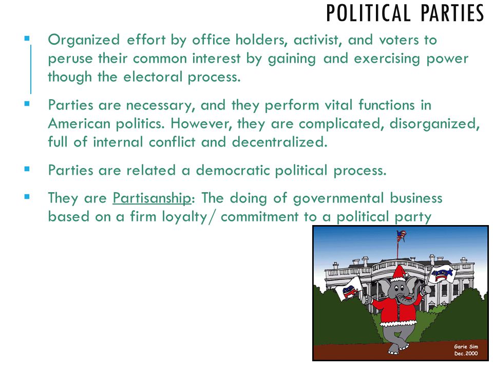 how are political parties organized