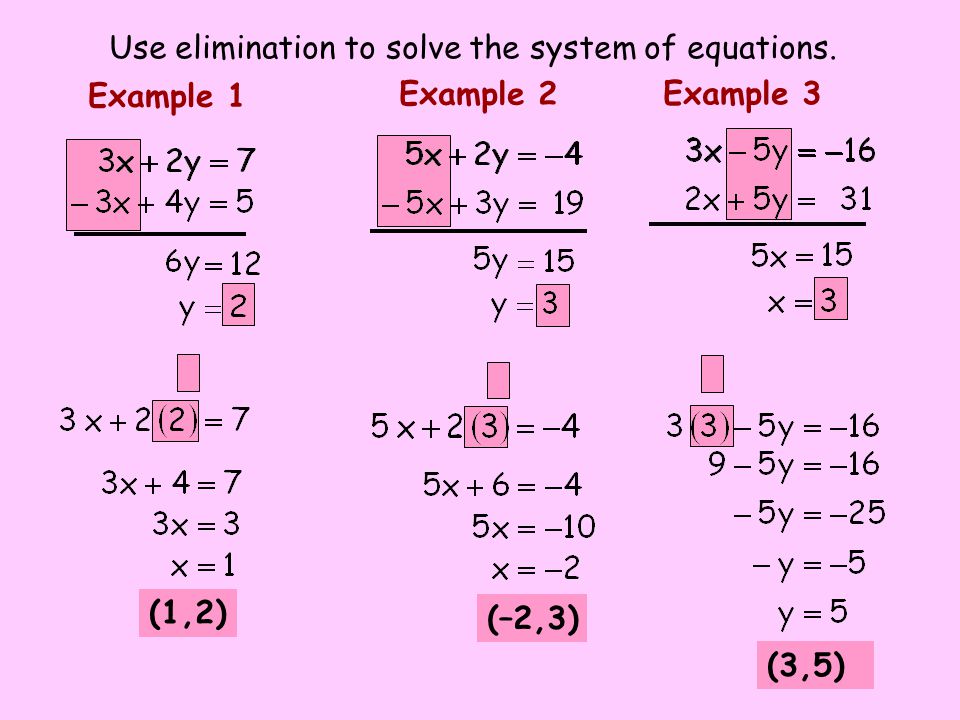 Mrs Hahn S 7th Grade Math Powered By Schoolrack Image Result For Systems Of Equations Elimination Examples