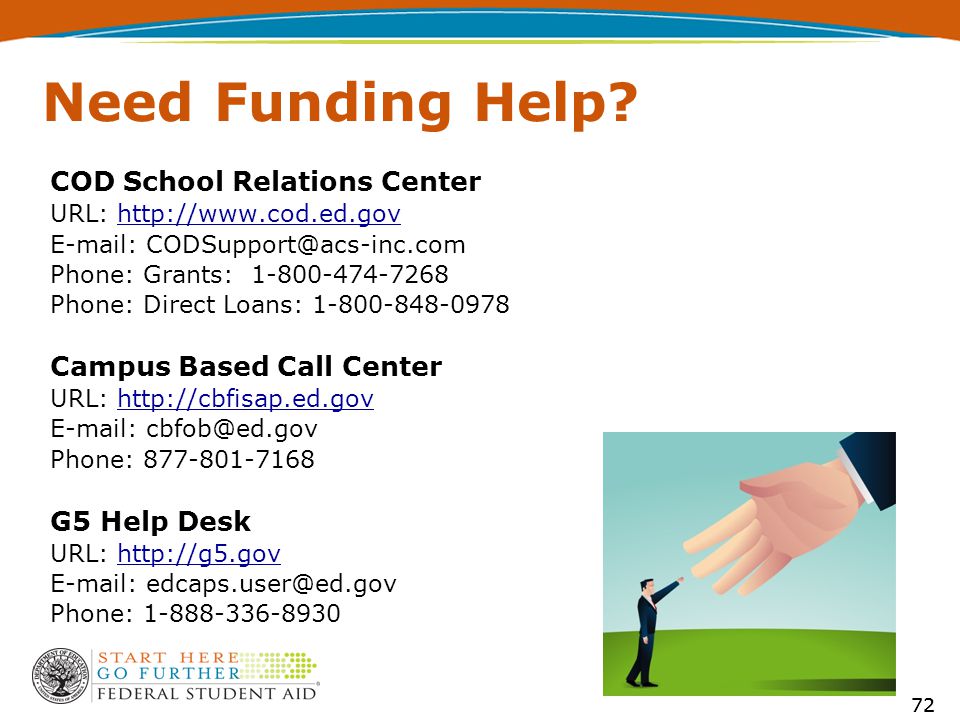 Session 5 Loan And Grant Funding Cash Management Direct 72 Need Funding Help
