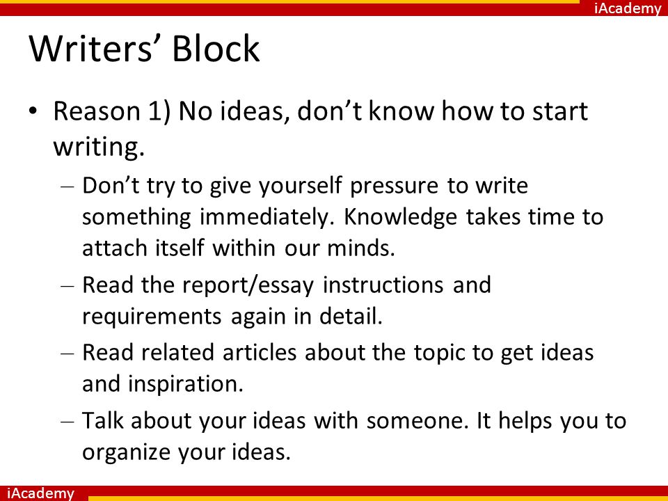 Example Of Essay Report