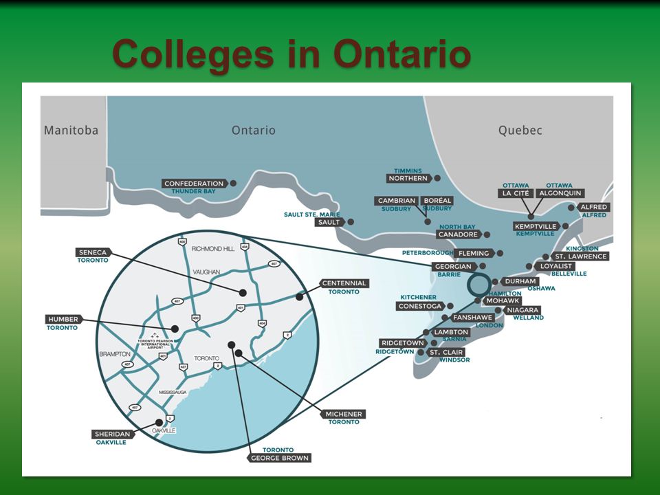 Colleges in Ontario