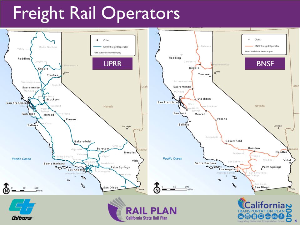 Freight Rail Operators 6 UPRRBNSF