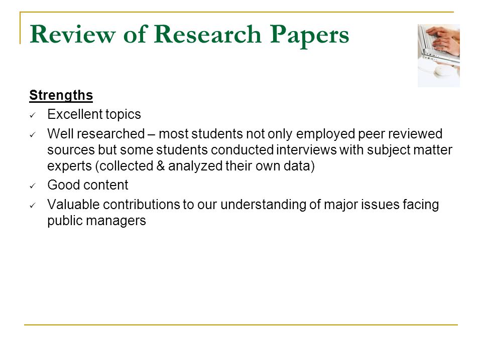 Research Review Paper