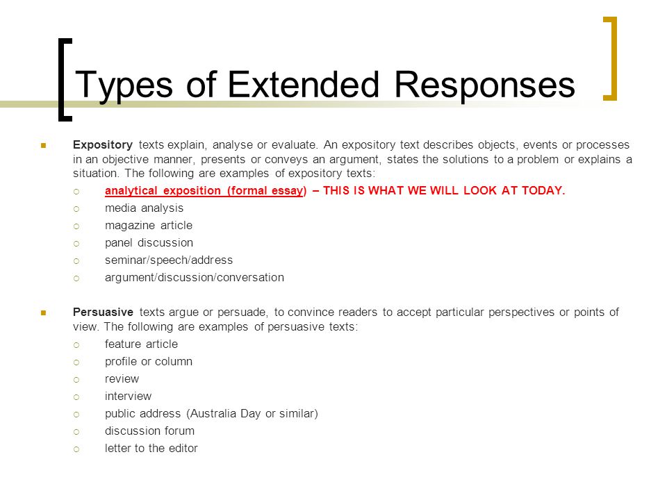 Essay Analysis