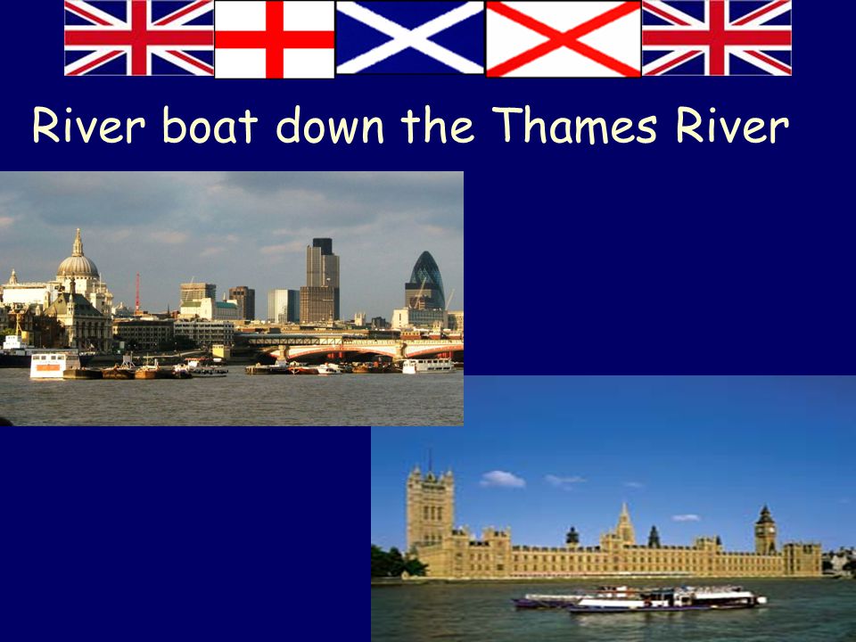 River boat down the Thames River