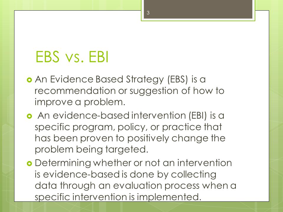 EBS vs.