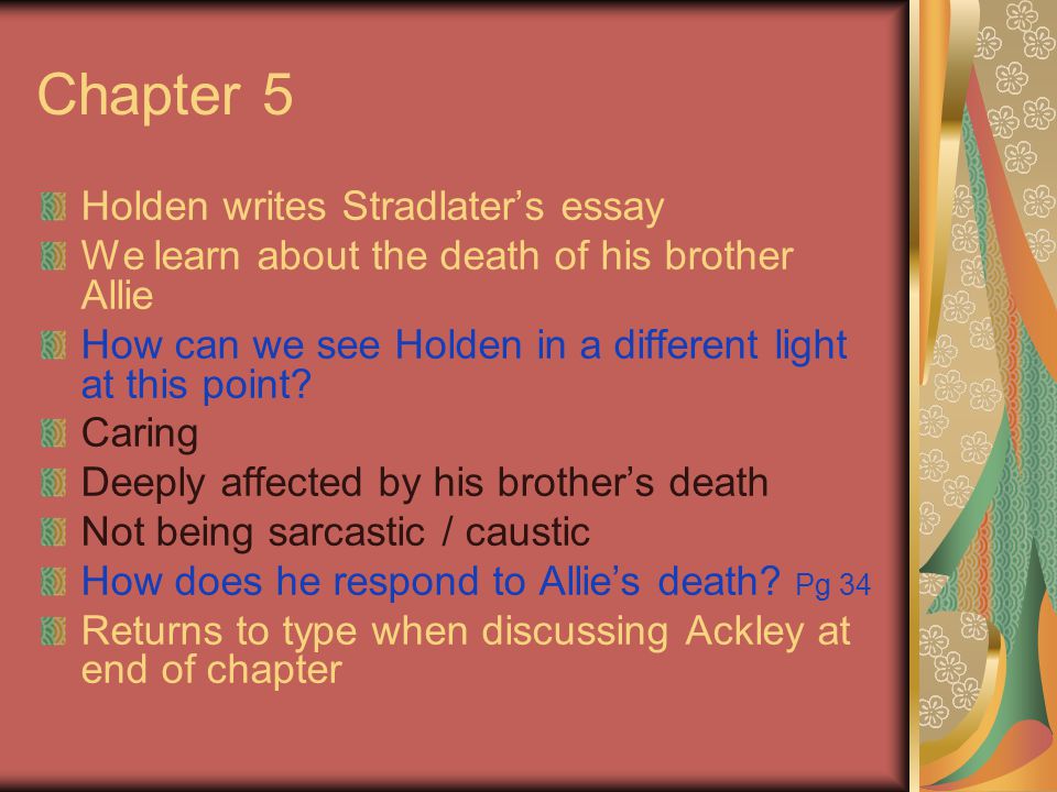 catcher in the rye essay prompts