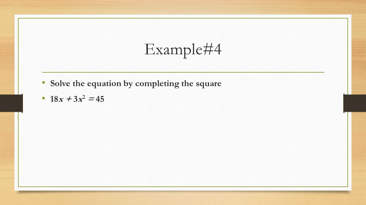 Solving Radical Equations Worksheet Radical Expressions Worksheet Completing The Square Chapter Objectives Solve Quadratic 13 Example4 Equation