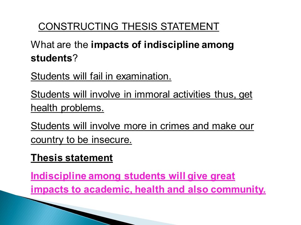 Essay on problem of indiscipline among students