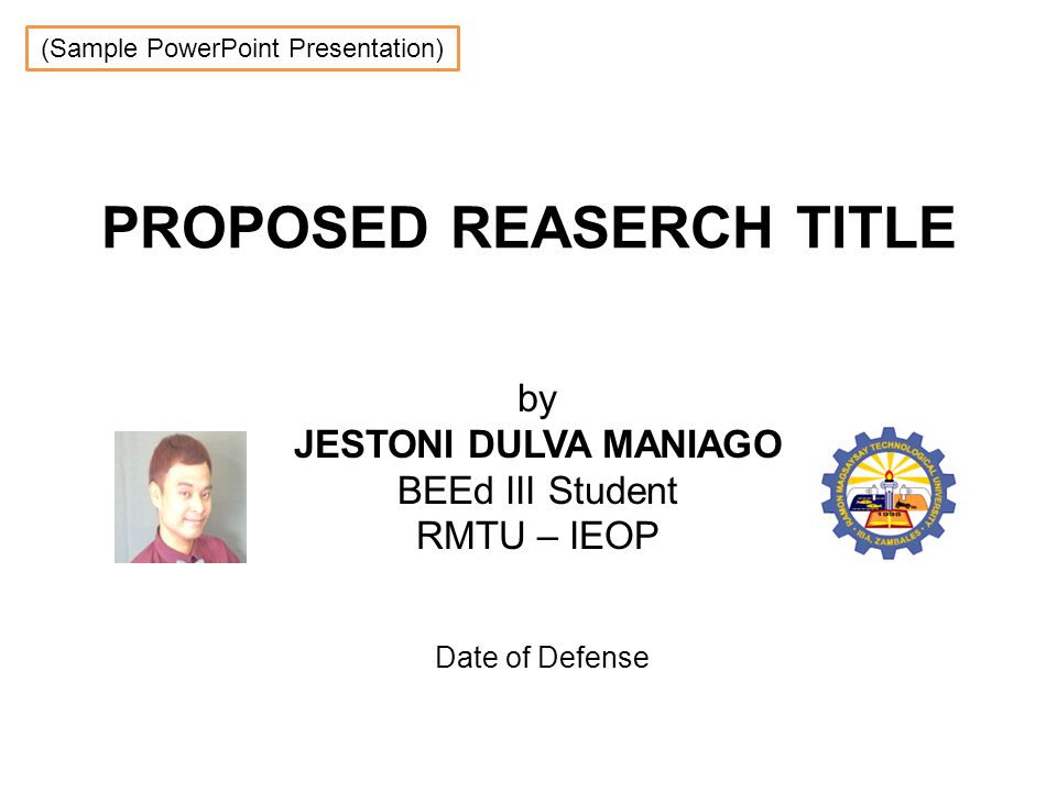 Defense Dissertation Presentation