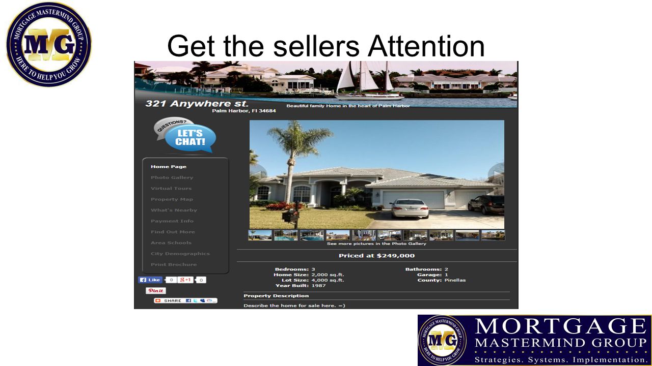 Get the sellers Attention
