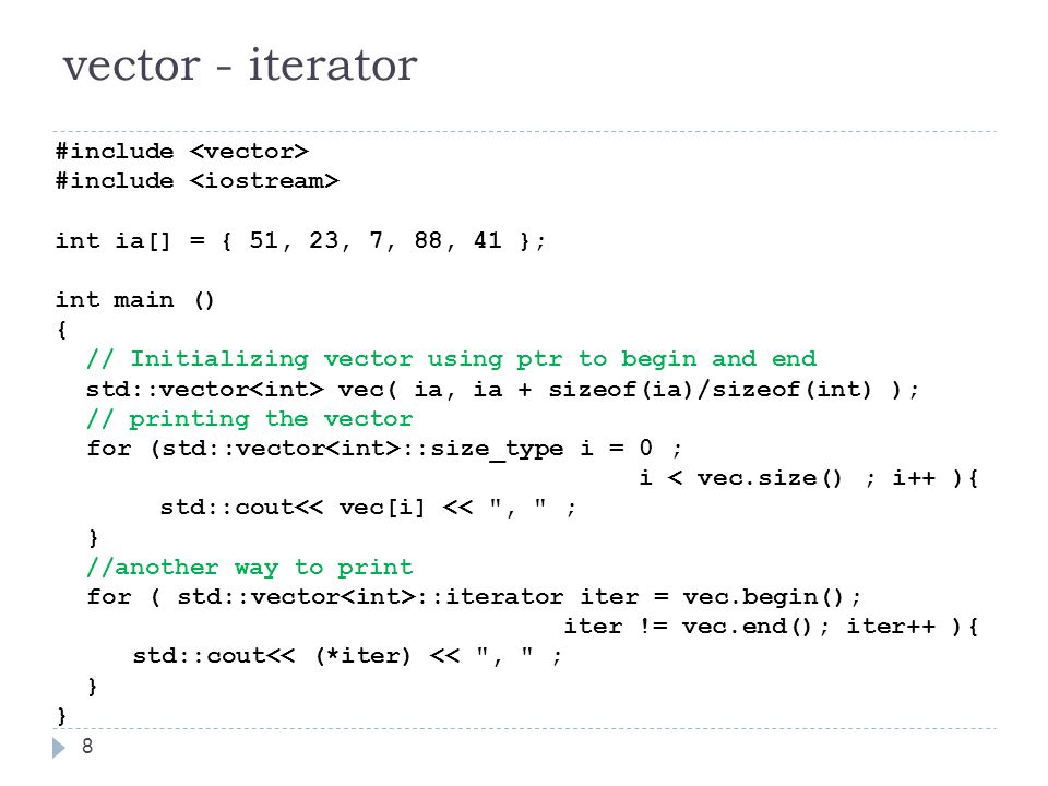 standard library types practical session 3 software engineering std vector size