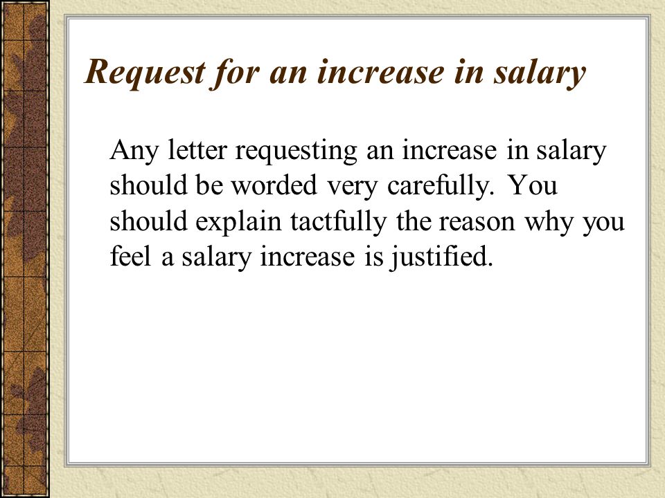 merit increase request letter