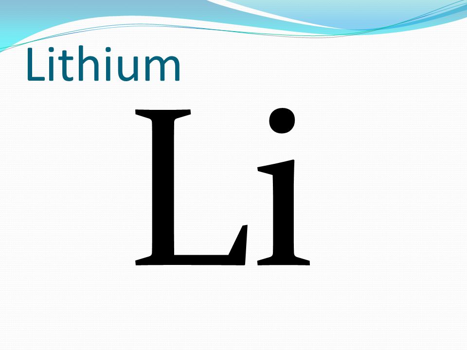 Lithium Li