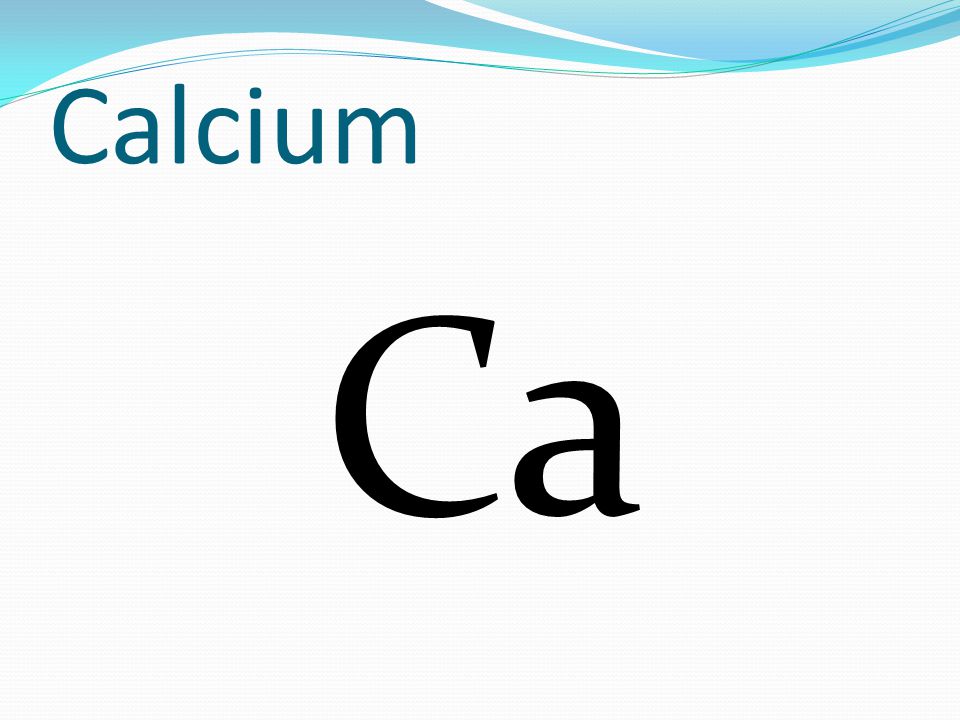 Calcium Ca