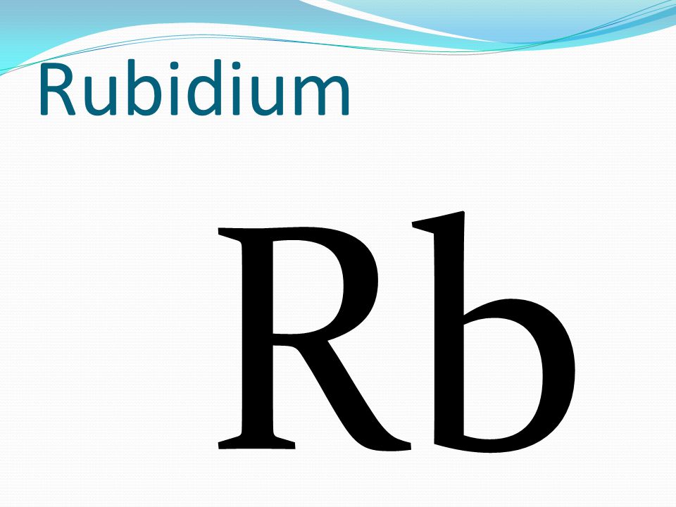Rubidium Rb