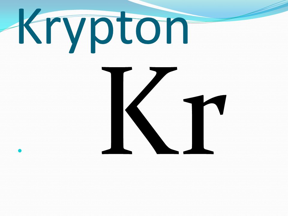 Krypton Kr