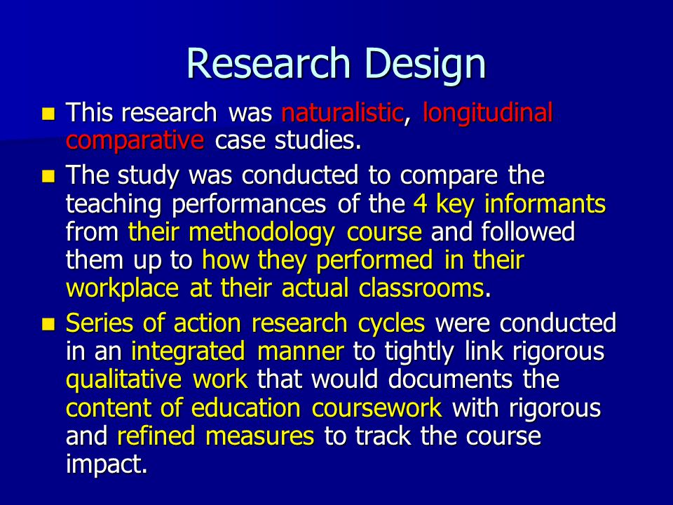 Comparative Case Studies, Methodological Briefs: Impact