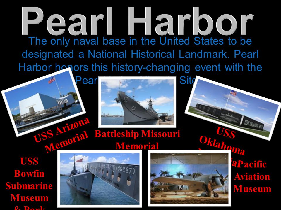 The only naval base in the United States to be designated a National Historical Landmark.