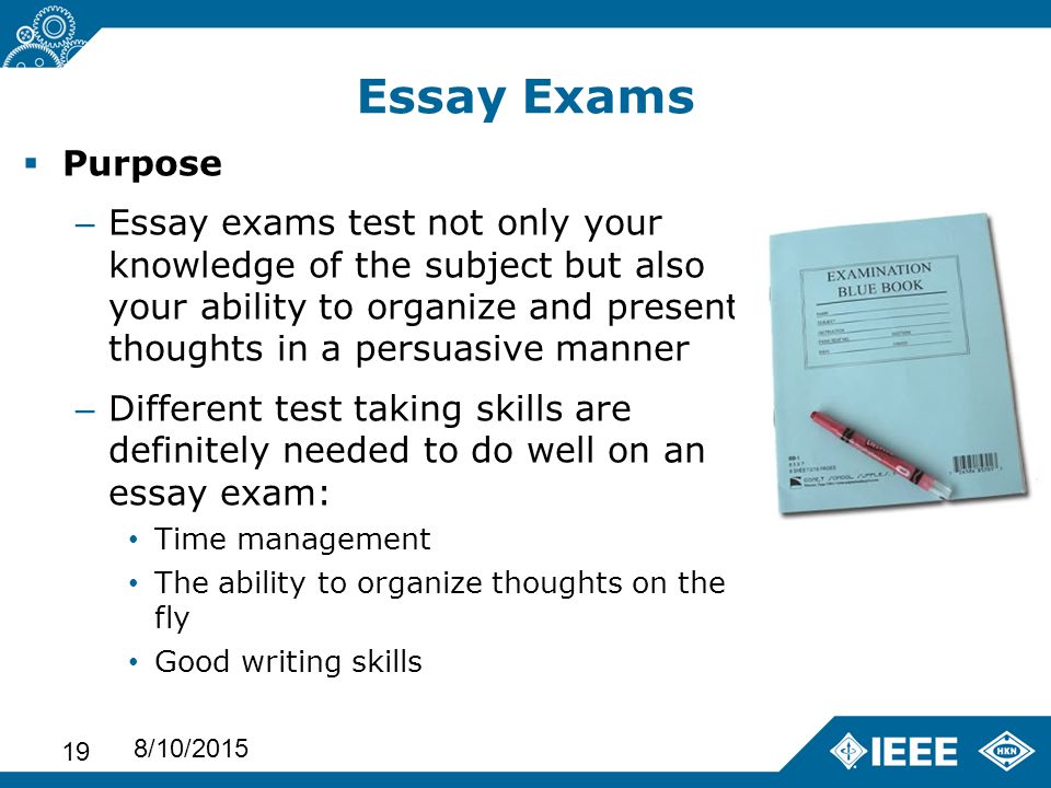 Essay Test Taking Strategies