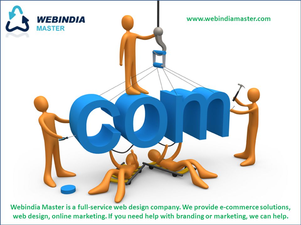 Webindia Master is a full-service web design company.