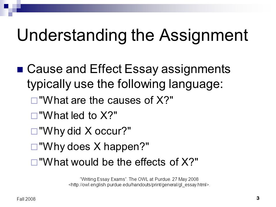 Good Cause And Effect Essays