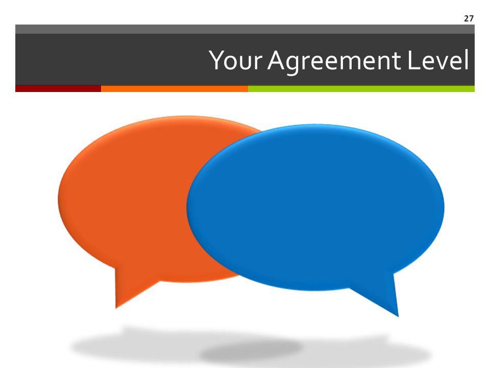 Your Agreement Level 27