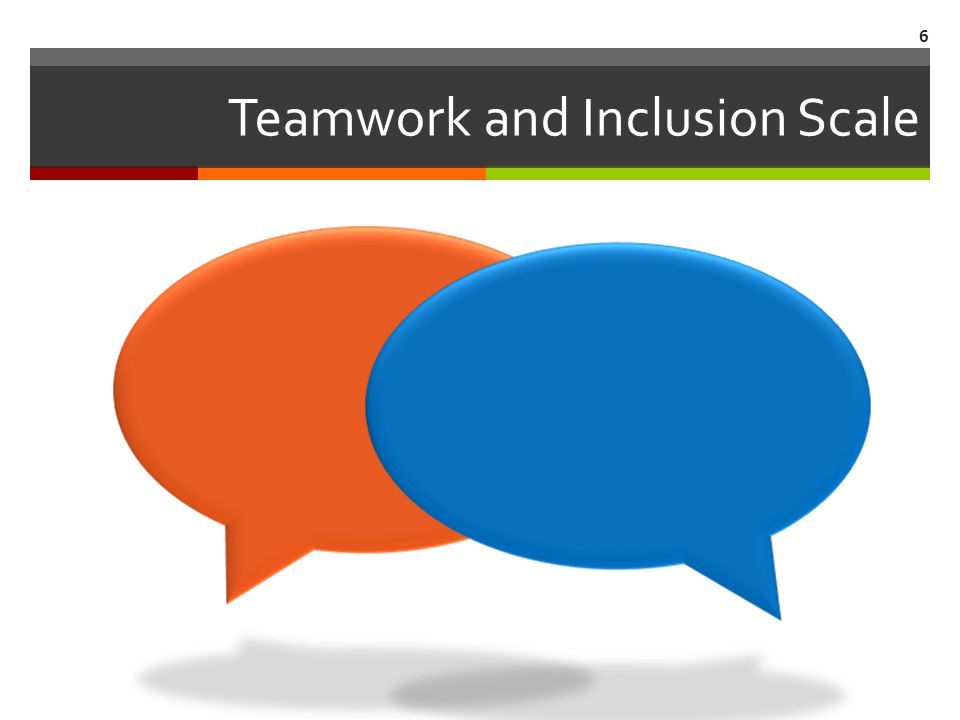 Teamwork and Inclusion Scale 6