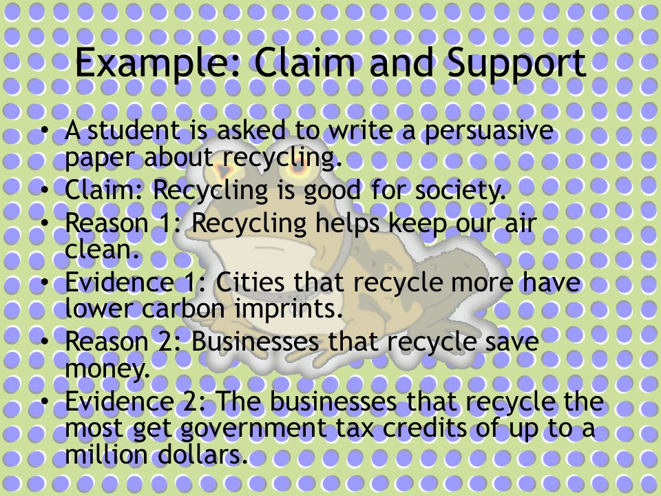 How to start an essay about recycling