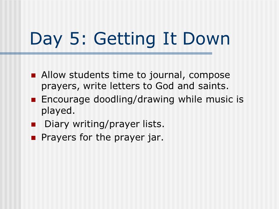 prayer lists