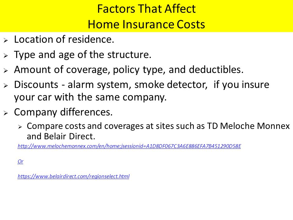 Lesson 21fin 403 Property Home And Auto Insurance Smokers Pay Factors That Affect Home Insurance Costs Location Of Residence