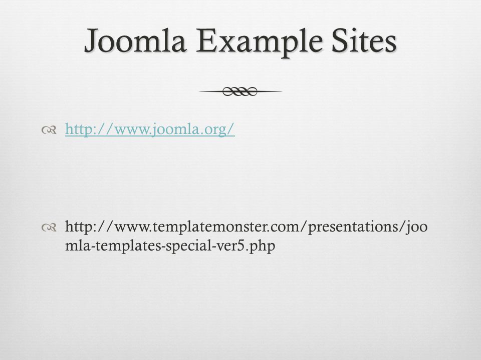 Joomla Example Sites         mla-templates-special-ver5.php
