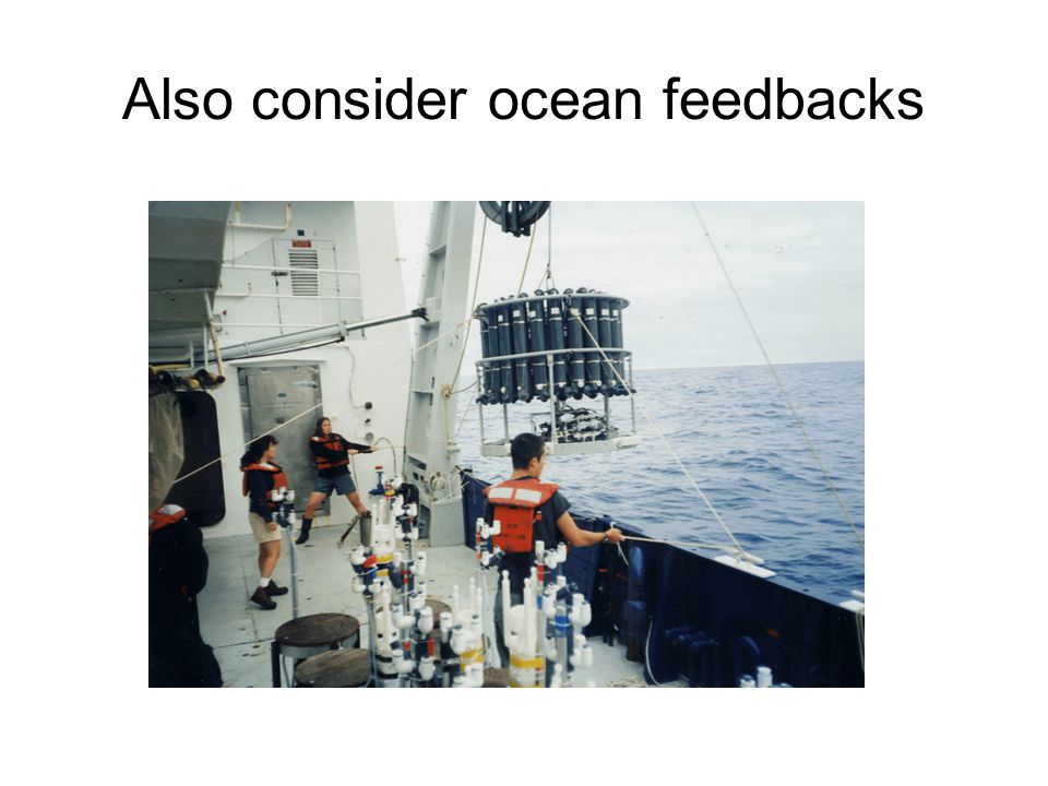 Also consider ocean feedbacks