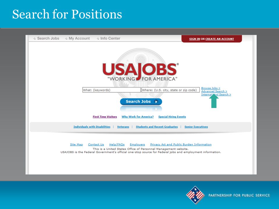 Search for Positions