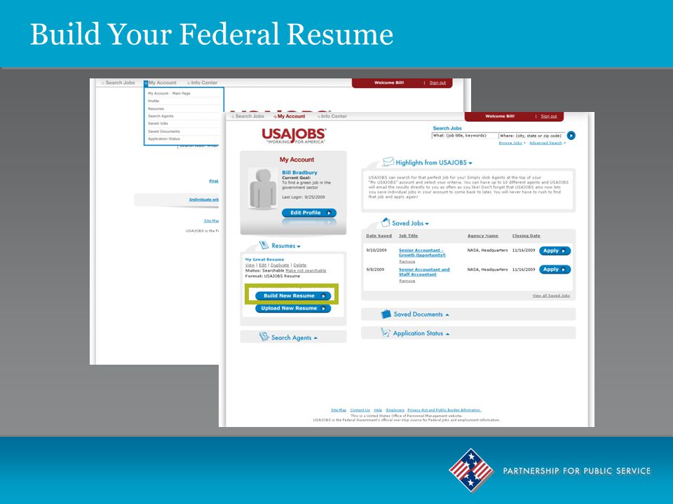 Build Your Federal Resume