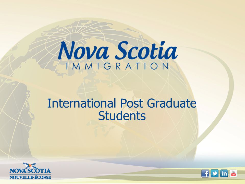 International Post Graduate Students