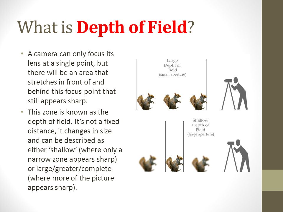 What is Depth of Field.