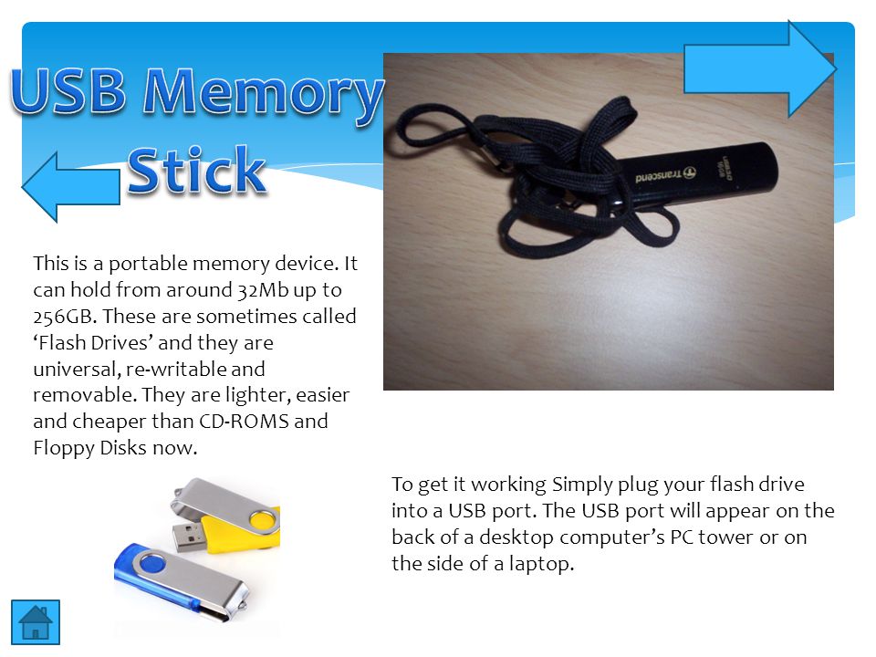 This is a portable memory device. It can hold from around 32Mb up to 256GB.