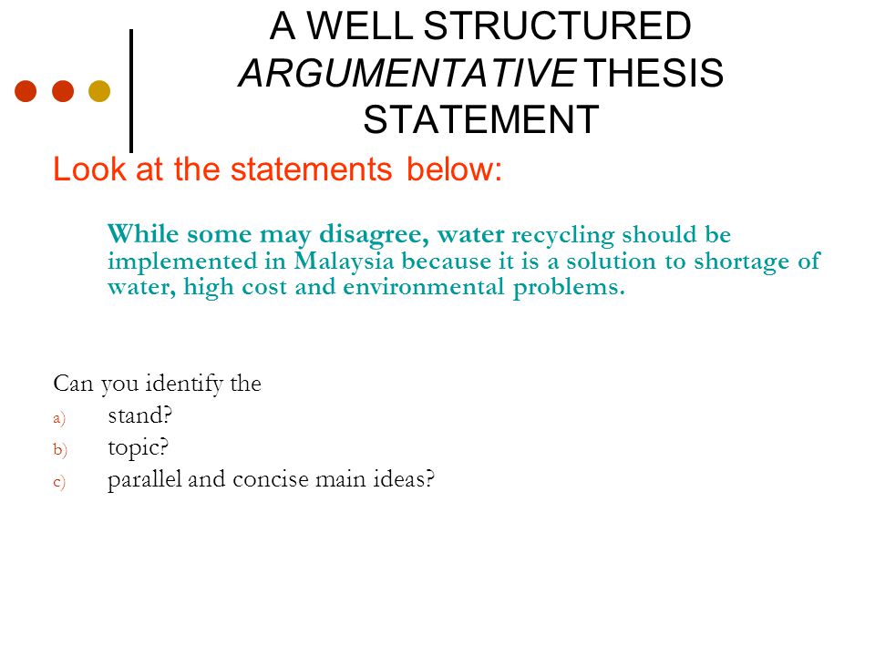 Thesis Statement On Recycling