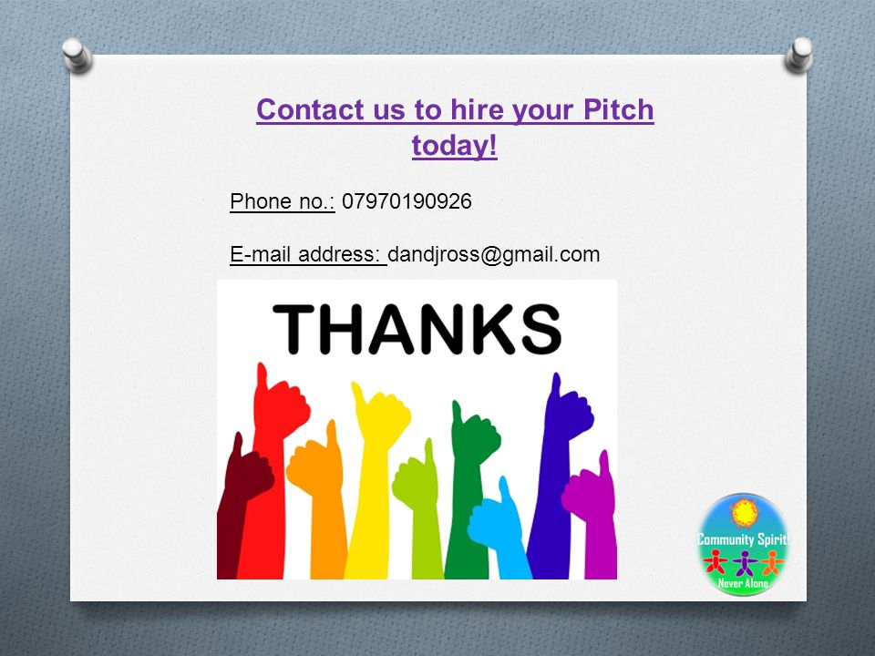 Here! Don’t delay! Hire your pitch today!