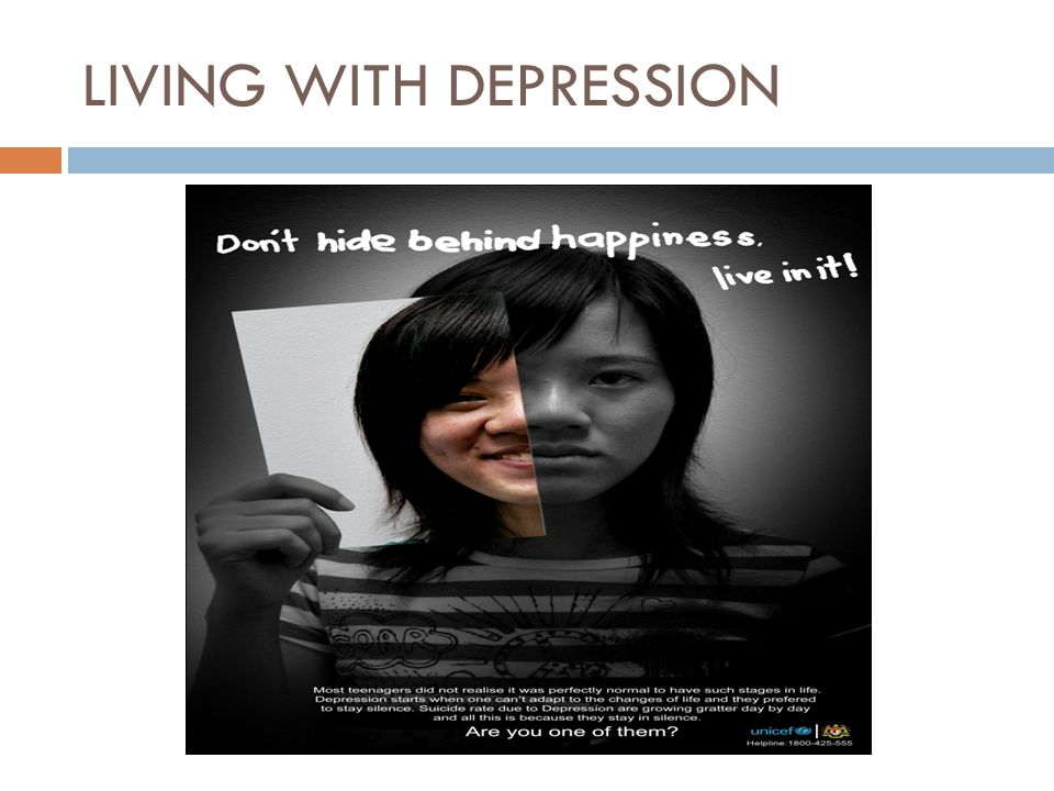 LIVING WITH DEPRESSION