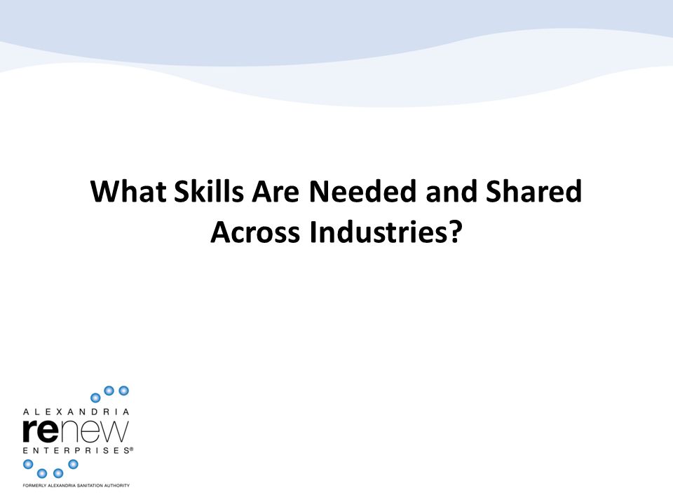 What Skills Are Needed and Shared Across Industries