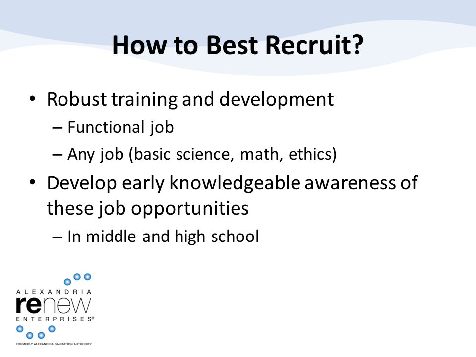 How to Best Recruit.