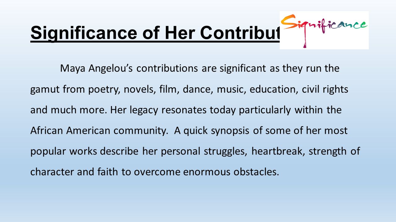 Example Of A Thesis Statement For An Essay Challener Argued That Angelou S Book Has Provided A Useful Framework For Exploring The Obstacles Many Children Like Have Maya Faced And How Communities Health Essay also Proposal Essay Outline Professional Essay Writing Site Write My Papers Request Is Esay To Thesis Essay Example